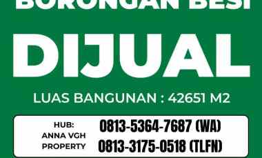 jual borongan besi bekas pabrik keramik bogor