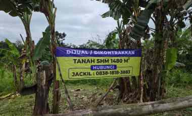 jual cepat tanah di pinggir jalan raya puspitek