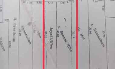 Jual Kios Pinggir Jalan Raya Bogor