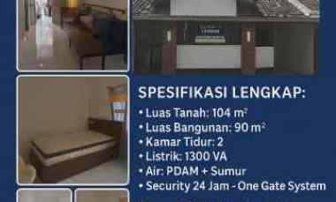Rumah Siap Huni di Kawasan One Gate System dengan Security 24 Jam