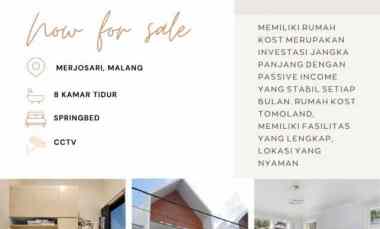 Jual Rumah Kost Murah Malang Kota Furnish Lengkap