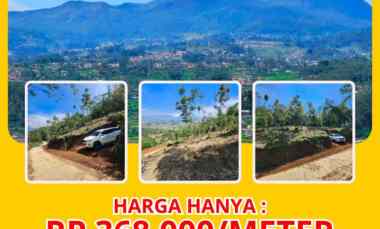 Jual Tanah View Indah Cocok untuk Villa di Ciwidey
