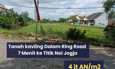 Kavling dekat Titik Nol Jogja dalam Ring Road Murah