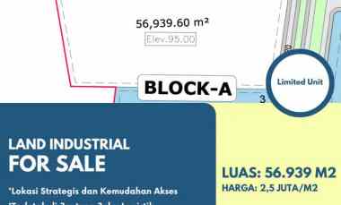 Kavling Industri 5,6 Hektar Karawang Barat