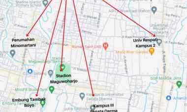 Kavling Wedomartani Murah dekat Maguwoharjo