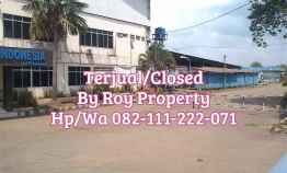 Dijual Tanah dan Gudang Ex Pabrik Cakung Cilincing 3,5 Ha Siap Pakai