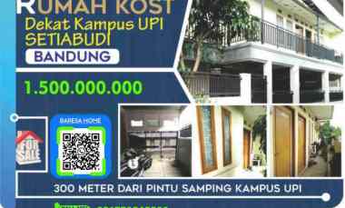 Kost 14kamar dekat Pintu Samping Kampus Upi Setiabudi