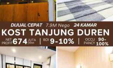 Kost Dijual di Tanjung Duren Jakarta Barat