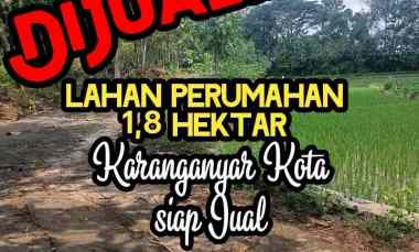 Tanah Dijual di Karanganyar Kota