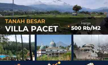 Lahan Luas Pacet Pasti Untung, dekat Wisata Pacet