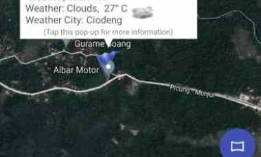 Tanah Dijual di Jl raya munjul cikeusik Des laban jaya kec banjar sari kab lebak