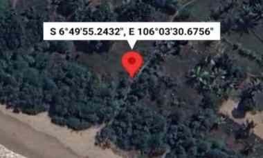 Lahan Pinggir Pantai Lebak Banten