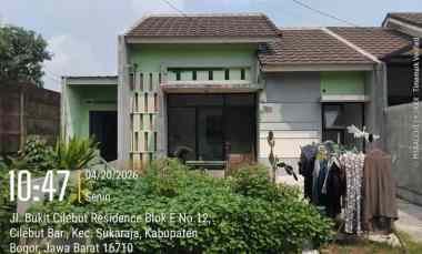 over kredit 45jt rumah bukit cilebut dekat stasiun