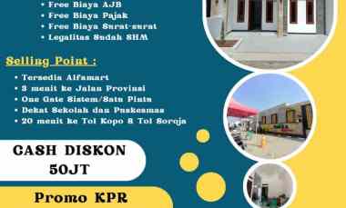 Rumah Dijual di Jln. Pajagalan, Sindangsari Banjaran Kab. Bandung.