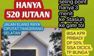 Rumah Dijual di jalan elang raya ciputat