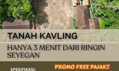 Promo Akhir Tahun Tanah Strategis di Seyegan