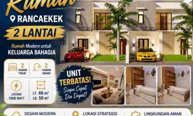 Ready Unit Cluster Rancaekek Bisa KPR Cash Bertahap