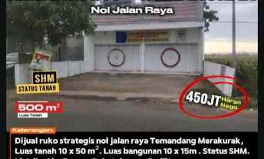 Komersial Dijual di Jl Temandang Merakurak