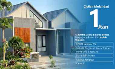 Rumah 1 Lantai di Bekasi Cicilan 1jutaan