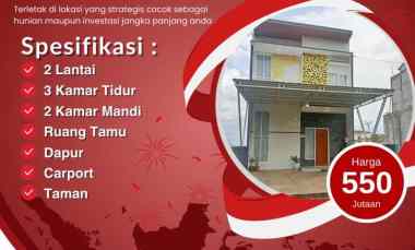 Rumah 2 Lantai dekat Exit Tol Sawojajar