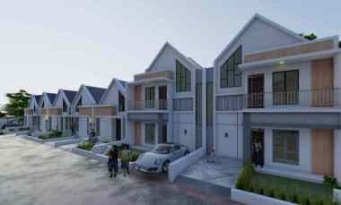 Rumah 2 Lantai Scandinavian di Zona Wisata Prambanan