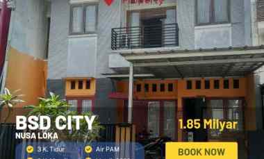 rumah 2 lt murah di nusa loka bsd city