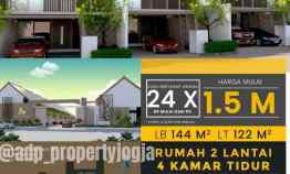 Rumah Mewah Siap Bangun di Jalan Kaliurang Km 10 Timur Pasar Gentan