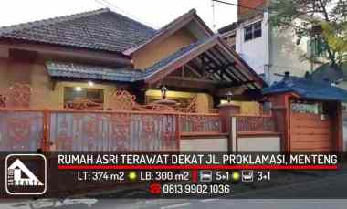 Rumah Asri Terawat di Area jl. Proklamasi, Menteng