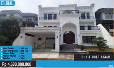 Rumah Baru 3 Lantai Swimming Pool di Sentul City