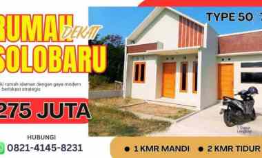 Rumah Dijual di NROMBO, BAKI SOLOBARU
