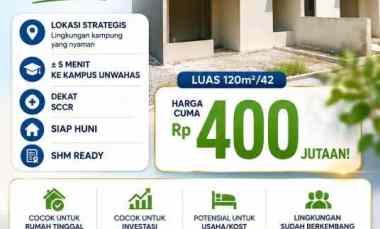 Rumah Baru Siap Huni Shm Ready dekat Rs Cepoko