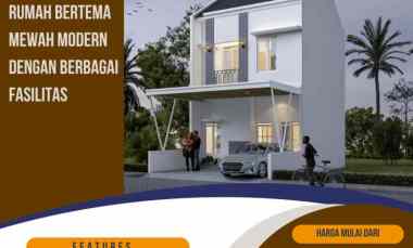 Rumah Bertema Mewah Modern dengan Berbagai Fasilitas