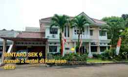 Dijual Rumah Mewah Aman Nyaman Bebas Banjir Kawasan Elite Bintaro