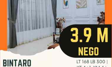 Rumah Bintaro Tangsel Siap Huni dekat ke BXC Mall