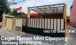 Rumah Interior Eksklusif Full Furnished Ceger TMII Jaktim