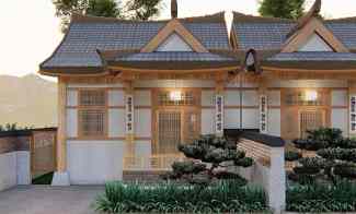 Tasnim Hanok Perumahan Islami Desain Korea tidak Dempet dekat IPB