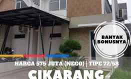 Rumah Cikarang Bekasi 1,5 Lantai dekat Mm2100