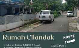 Rumah Second Murah Hitung Tanah Dicilandak Barat,Jaksel