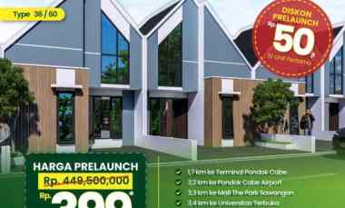 Rumah Cinangka Sawangan Depok KPR Syariah tanpa Riba