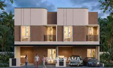 rumah cluster minimalis di limo depok