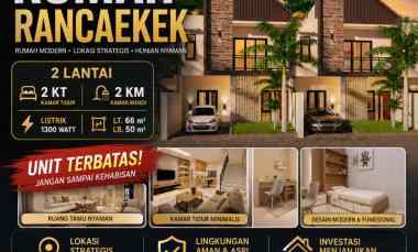 Rumah Cluster Modern Rancaekek Siap Huni Sekarang