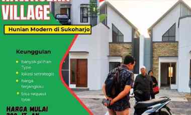 Rumah Cluster Scandinavian Cantik Menawan di Sukoharjo