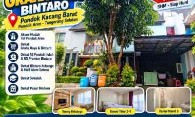 Rumah dekat Graha Raya Bintaro Pondok Aren SHM