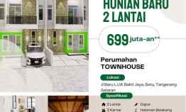 Rumah dekat Tol Bsd 2 Lantai DP Bisa Dicicil