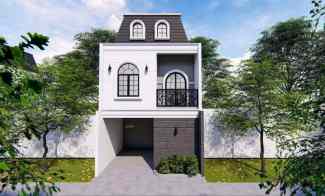 Rumah Desain Eropa Auri Gas Alam Cimanggis Depok