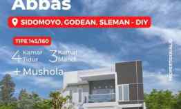 Rumah Dijual Sidomoyo Godean 2 Lantai 4 Kamar Tidur