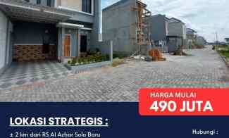 Rumah Dua Lantai dekat Solobaru