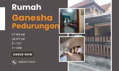 Rumah Hook Modern 2 Lantai Ganesha Pedurungan