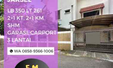 Rumah Jaksel Cilandak Fatmawati 3 Lantai Cakep Luas