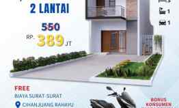 Rumah 2 Lantai Harga Promo Launching di Cihanjuang Rahayu